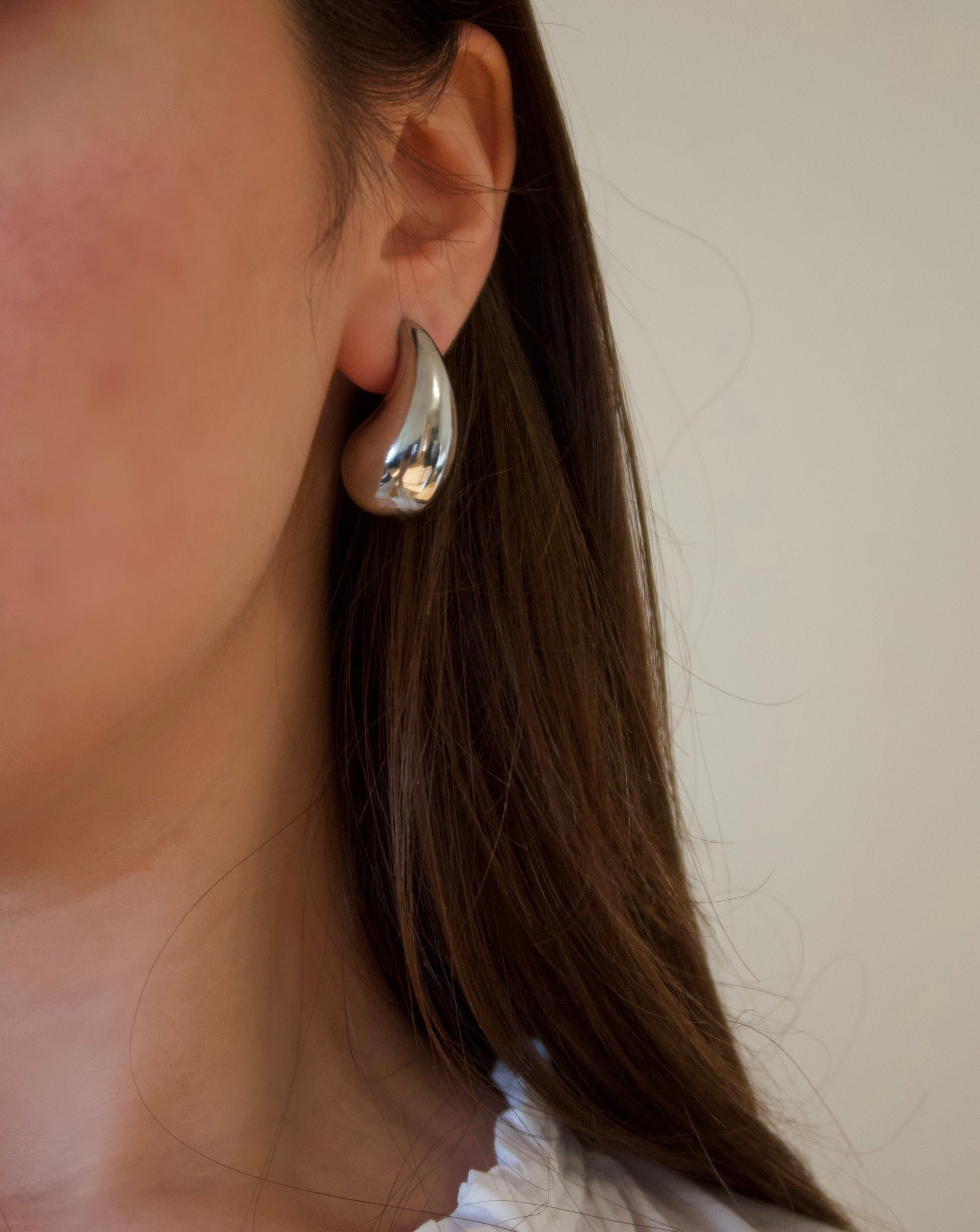 Pendientes Serene Medianos Plata